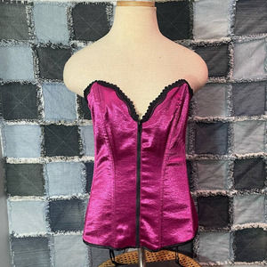 Fredricks of Hollywood Mulberry Corset NWT